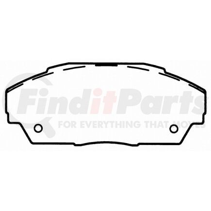 Wagner PD409 Disc Brake Pad Set QC409