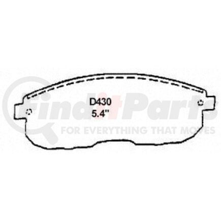 Wagner PD430 Brake Hydraulic Line QC430