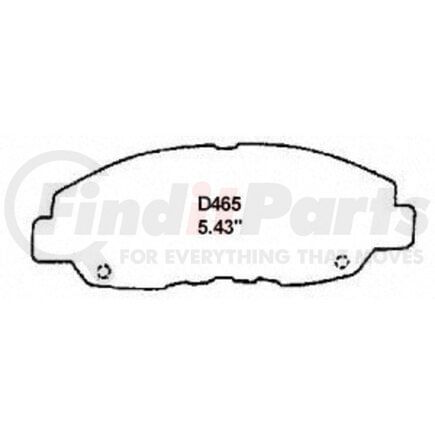 Wagner PD465 Brake Hydraulic Line QC465