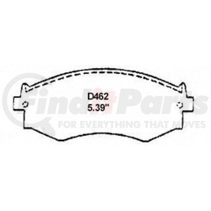 Wagner PD462 Disc Brake Pad Set QC462