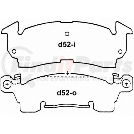 Wagner PD52 Disc Brake Pad Set QC52