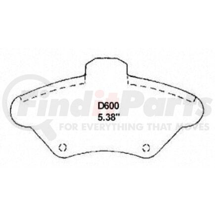 Wagner PD600 Disc Brake Pad Set QC600