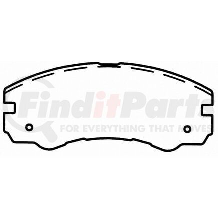 Wagner PD579 Disc Brake Pad Set QC579