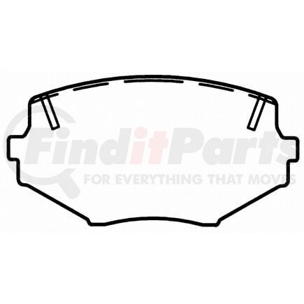 Wagner PD635 Disc Brake Pad Set Brake Pad