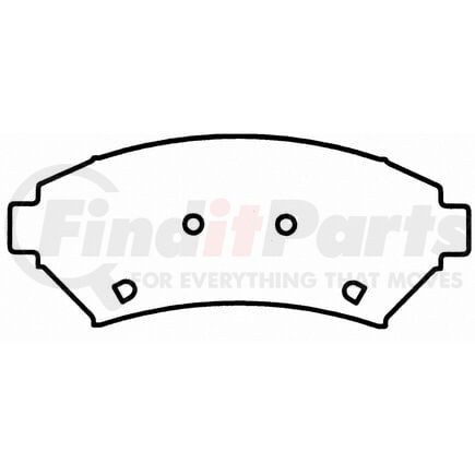 Wagner PD699 Disc Brake Pad Set QC699