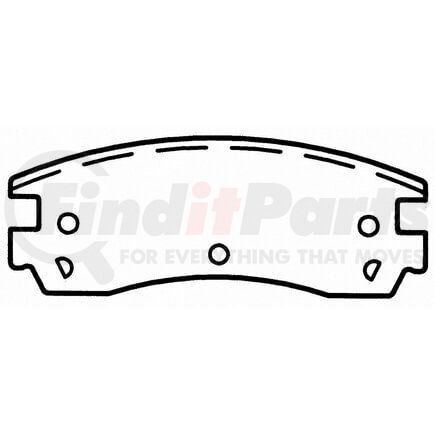 Wagner PD714 Disc Brake Pad Set QC714