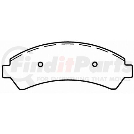 Wagner PD726 Disc Brake Pad Set QC726