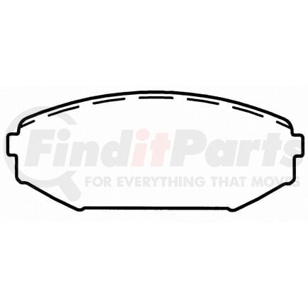Wagner PD793 Disc Brake Pad Set QC793