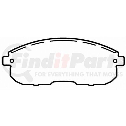 Wagner PD815 Disc Brake Pad Set QC815