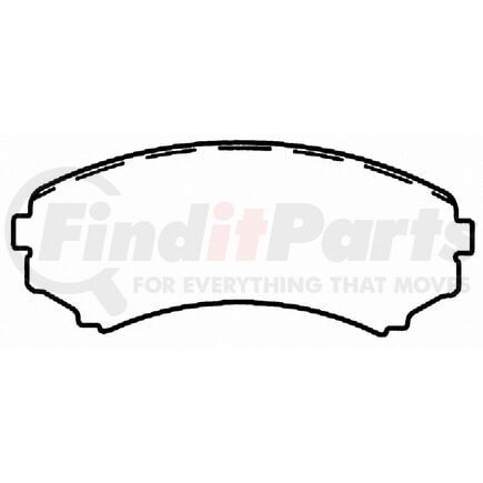Wagner PD867 Disc Brake Pad Set QC867