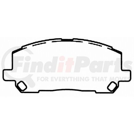 Wagner PD884 Disc Brake Pad Set QC884
