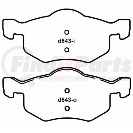 Wagner PD843 Brake Hydraulic Line QC843