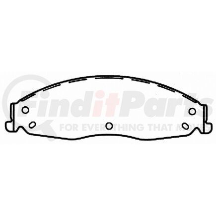 Wagner PD921 Disc Brake Pad Set QC921