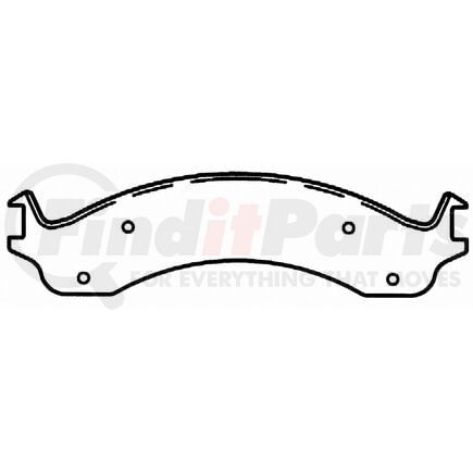 Wagner SX821 Disc Brake Pad Set Brake Pad