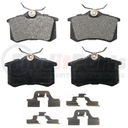 Wagner ZX340A Disc Brake Pad Set QuickStop Semi-Metallic Disc Brake Pad Set
