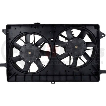 VDO FA70971 Dual Radiator and Condenser Fan Assembly Radiator Fan Assembly