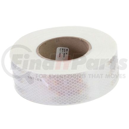 Fleet Engineers 997-75005 Reflective Tape DOT-C2 Reflective Tape, 150' Roll, all white pattern