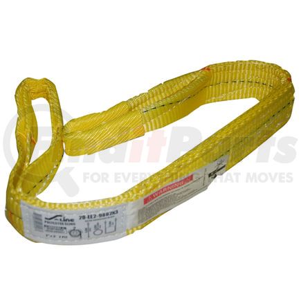 Ancra 20-EE2-9802x3 Lifting Sling Lifting Sling - 2 in. x 36 in., 2-Ply, Polyester, Tapered Loop Eye-To-Eye