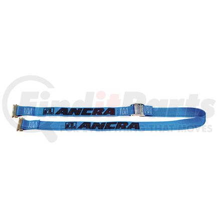Ancra 40602-19 Cambuckle Tie Down Strap Cambuckle Tie Down Strap - 240 in., Blue, For 833 lbs. Working Load Limit, With