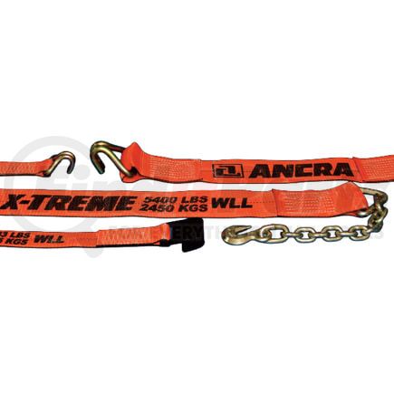 Ancra 49347-29 Winch Strap Winch Strap - 2 in. x 300 in., Adjustable End Strap, Polyester, with Chain Anchor