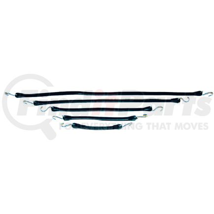 Ancra 52210GL Tarp Strap Tarp Strap - Bulk Goldline® 10 in., Black, EPDM Rubber, with Hook