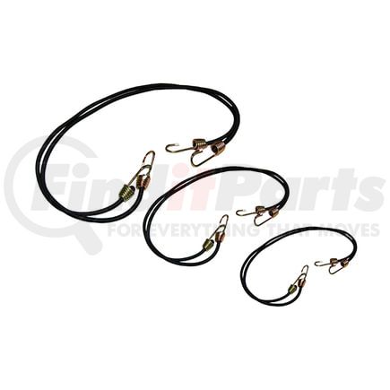 Ancra SL69 Bungee Cord Bungee Cord - 6 pc., Multi-Color, Assorted, Includes Wire Hook with Tip Guard