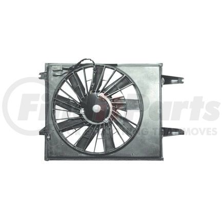 Global Parts Distributors 2811491 Engine Cooling Fan Assembly gpd Electric Cooling Fan 2811491