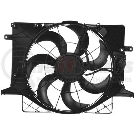 Global Parts Distributors 2811740 Engine Cooling Fan Assembly gpd Electric Cooling Fan 2811740