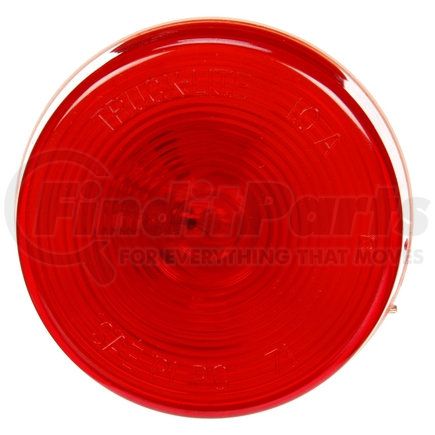 10004RP by TRUCK-LITE - 10 Series Incandescent Clearance / Marker Light - Red Round, 1 Bulb, PC, Bracket Mount, PL-10, Ring Terminal/Stripped End, 12V, Kit, Pallet