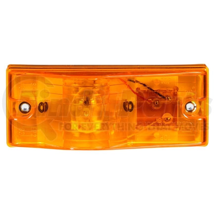 22202Y3 by TRUCK-LITE - 22 Series Turn Signal Light - Incandescent, Yellow Rectangular Lens, 1 Bulb, 2 Screw, 12V