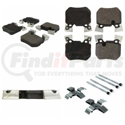 100.13720 by CENTRIC - Original Equipment Formula Brake Pads with Hardware