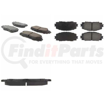 301.11841 by CENTRIC - Centric Premium Ceramic Brake Pads with Shims and Hardware