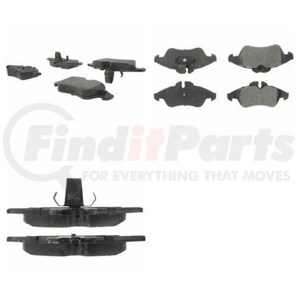 Centric 102.09500 Disc Brake Pad Set C-Tek Semi-Metallic Brake Pads with Shims