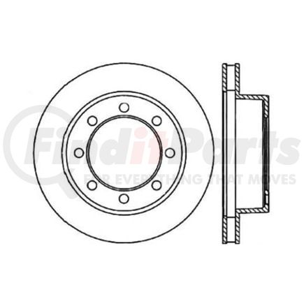 Centric 120.63023 Disc Brake Rotor Premium Brake Rotor