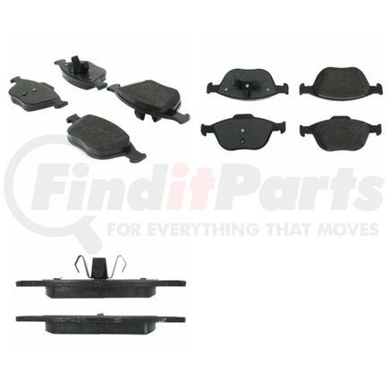 100.09700 by CENTRIC - Original Equipment Formula Brake Pads with Hardware