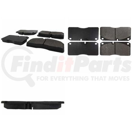 Centric 106.10270 Disc Brake Pad Set Posi Quiet Extended Wear Brake Pads with Shims