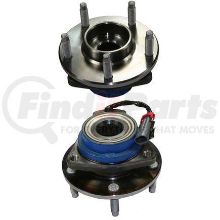 402.62017 by CENTRIC - Centric Premium Hub and Bearing Assembly, With Integral ABS