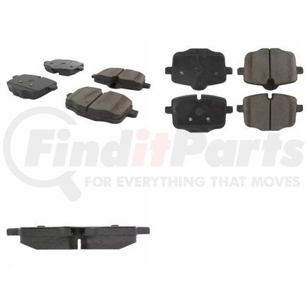 Centric 301.14690 Disc Brake Pad Set Centric Premium Ceramic Brake Pads with Shims and Hardware