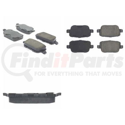 301.13140 by CENTRIC - Premium Ceramic Brake Pads with Shims and Hardware