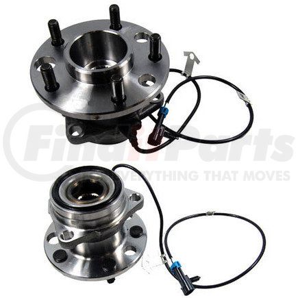 402.66002 by CENTRIC - Premium Hub and Bearing Assembly, With Integral ABS
