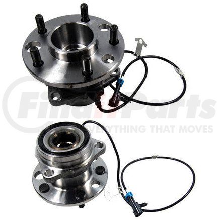 Centric 402.66002 Wheel Bearing and Hub Assembly Centric Premium Hub and Bearing Assembly; With Integral ABS