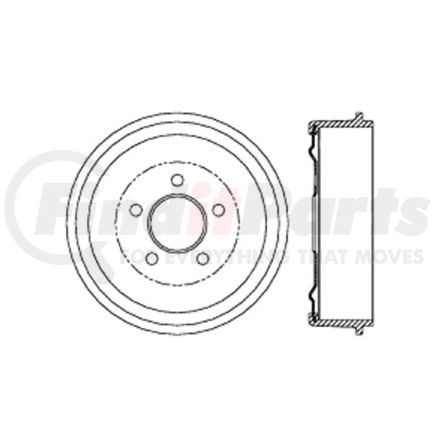 122.63032 by CENTRIC - Centric Premium Brake Drum