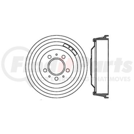 122.63036 by CENTRIC - Centric Premium Brake Drum