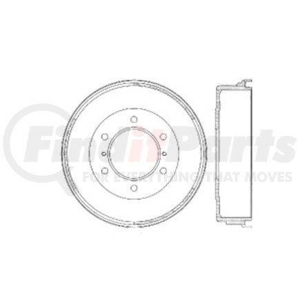 123.42025 by CENTRIC - C-Tek Standard Brake Drum