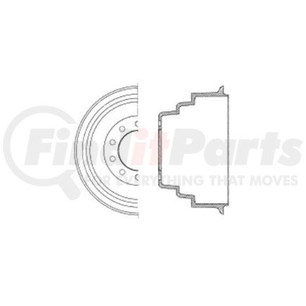 122.79003 by CENTRIC - Centric Premium Brake Drum