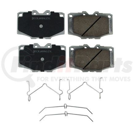 085-5852 by BECK ARNLEY - PREMIUM ASM PADS W / HARDWARE