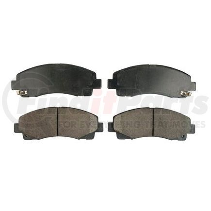 089-1722 by BECK ARNLEY - PREMIUM BRAND BRAKE PADS