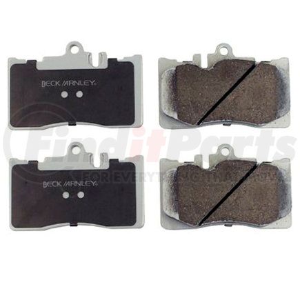 085-1681 by BECK ARNLEY - PREMIUM ASM BRAKE PADS