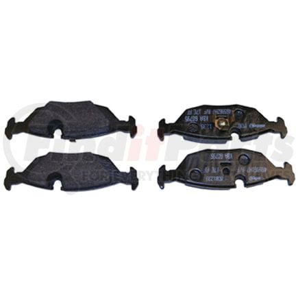 087-1235 by BECK ARNLEY - SEMI-MET BRAKE PADS