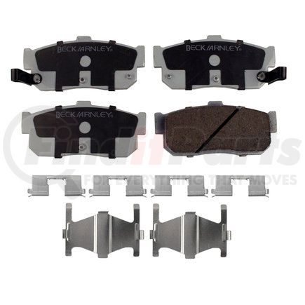 085-6447 by BECK ARNLEY - PREMIUM ASM PADS W / HARDWARE